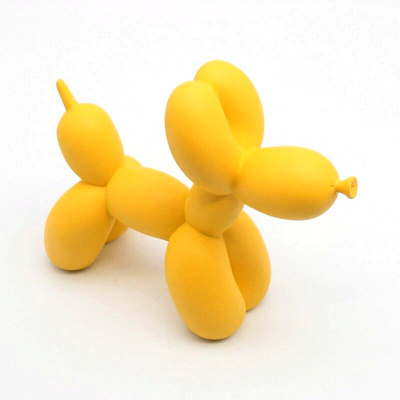 Canovo Ballonhond Beeldje – Handgemaakt Polyresin met Matte Afwerking in Levendige Kleuren