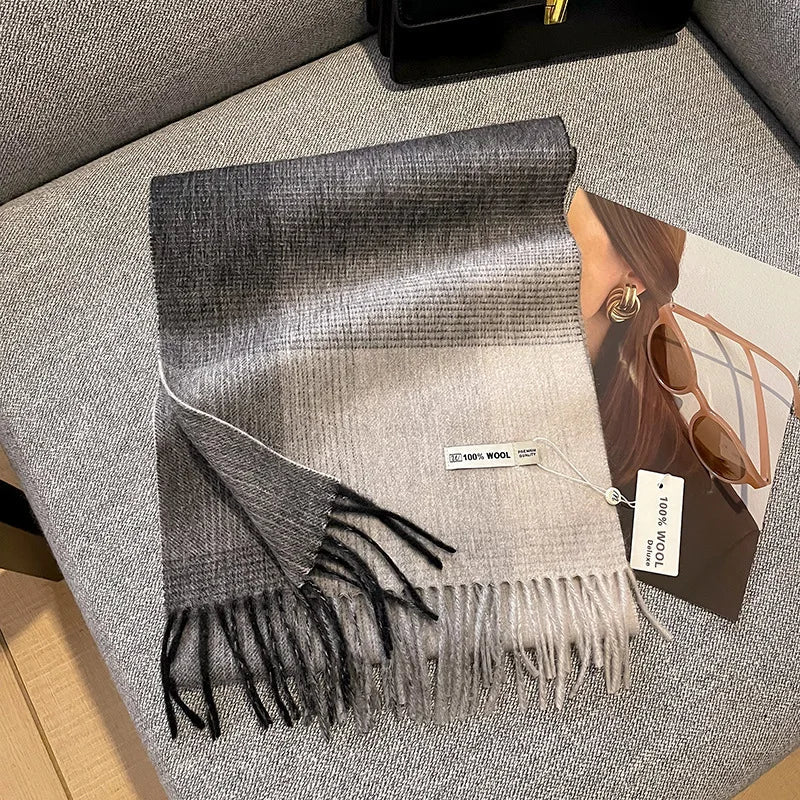 Geruite Winter Sjaal – Ultra zacht, warm & elegante franjes