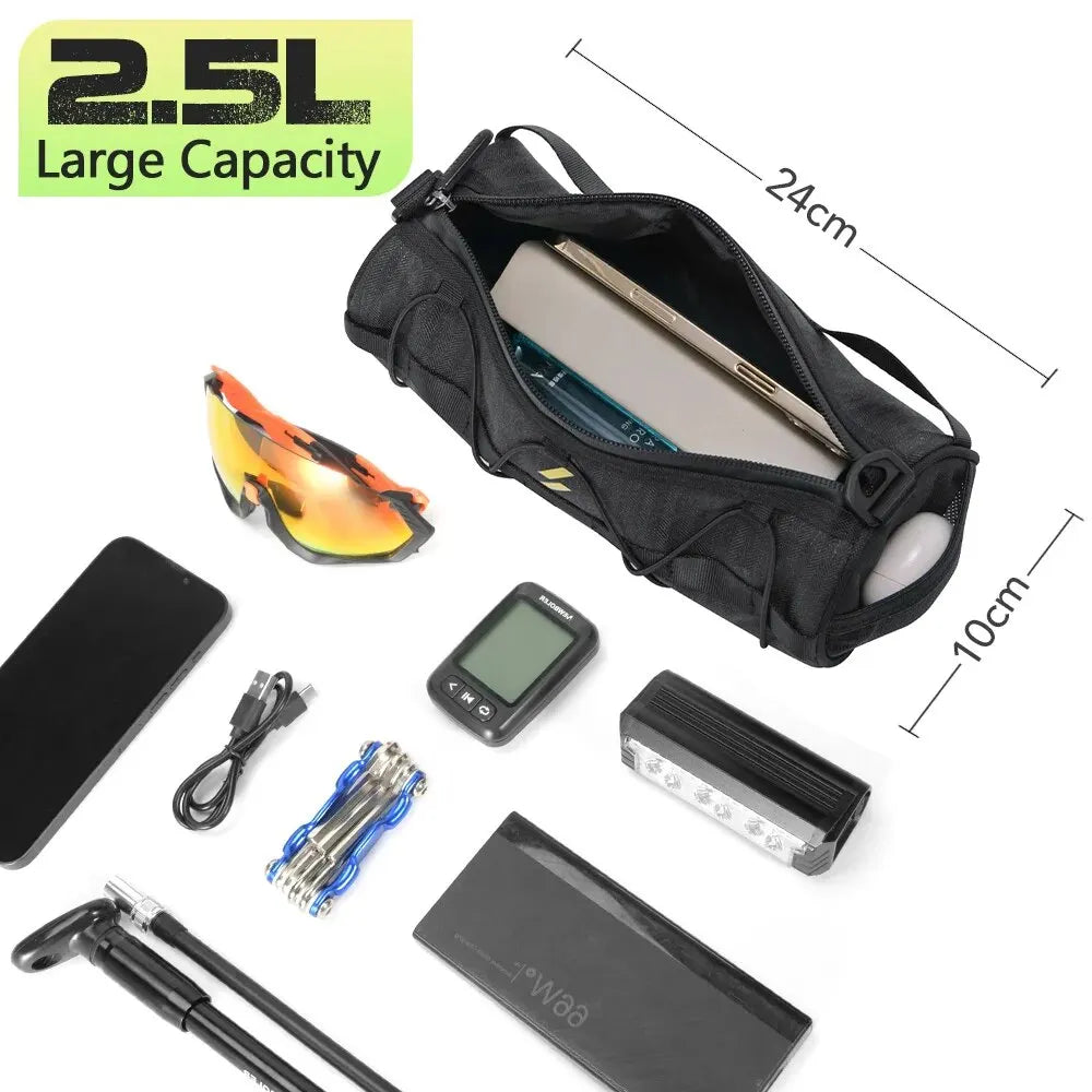Waterdichte Fietstas met Grote Capaciteit, Multifunctioneel en Draagbaar 4