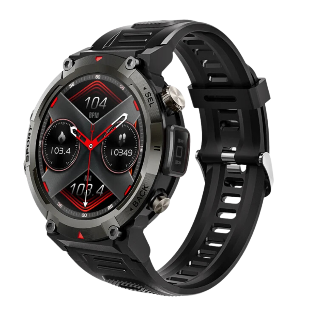 Teralis – Outdoor Smartwatch Bluetooth & Gezondheid – Fitness & Dagelijks Gebruik VestraGear