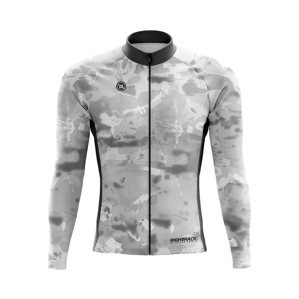 Heren Wielrenshirt Lange Mouwen Camo | Ademend MTB Shirt Winter