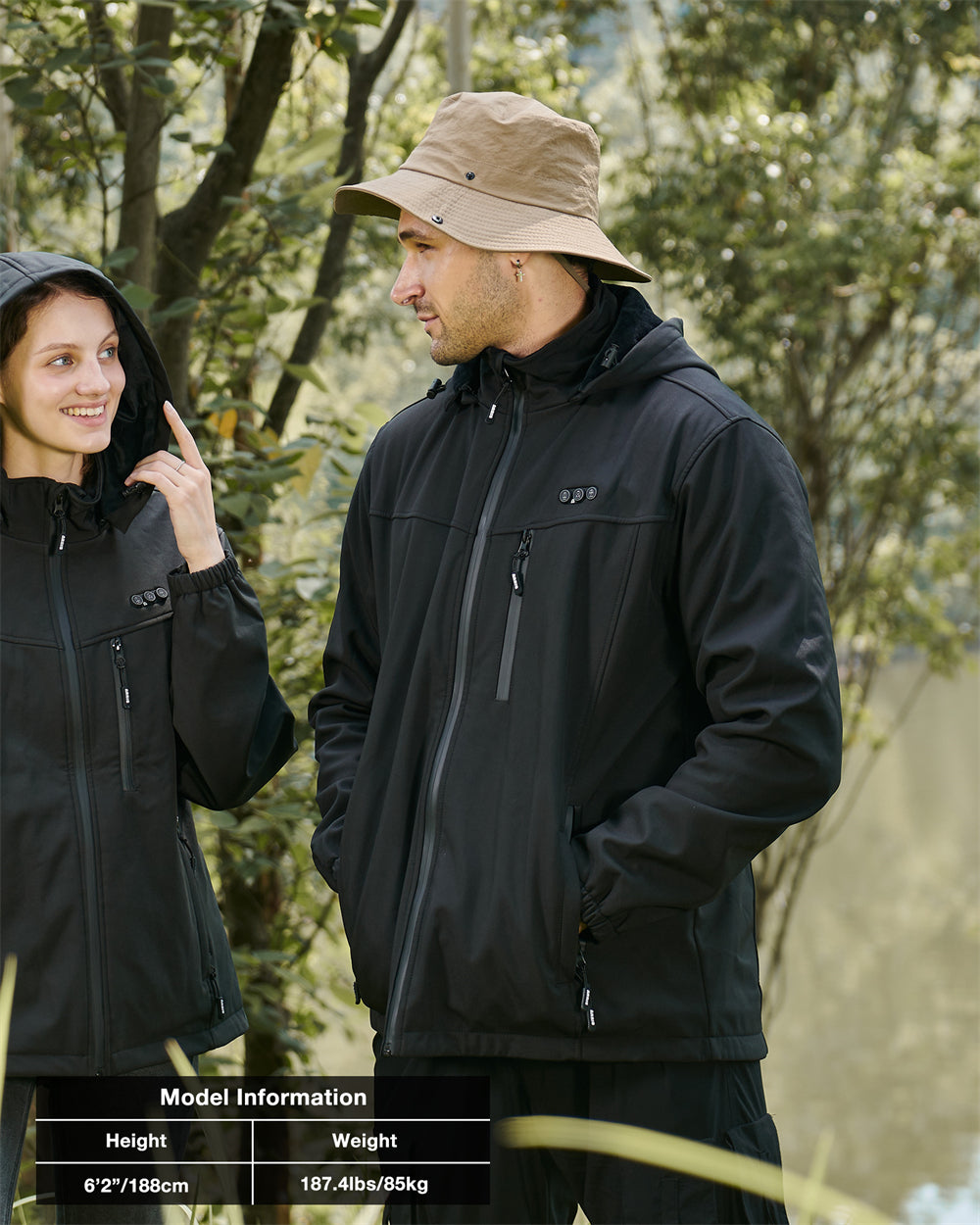 Heren Verwarmde Jas – Oplaadbare Winterjack met 8 Warmtezones