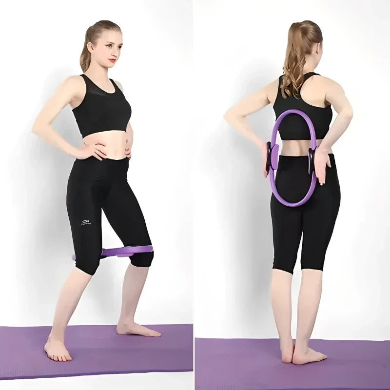 Fitura – Pilates Ring met antislip handgrepen – vrouwen thuisfitness