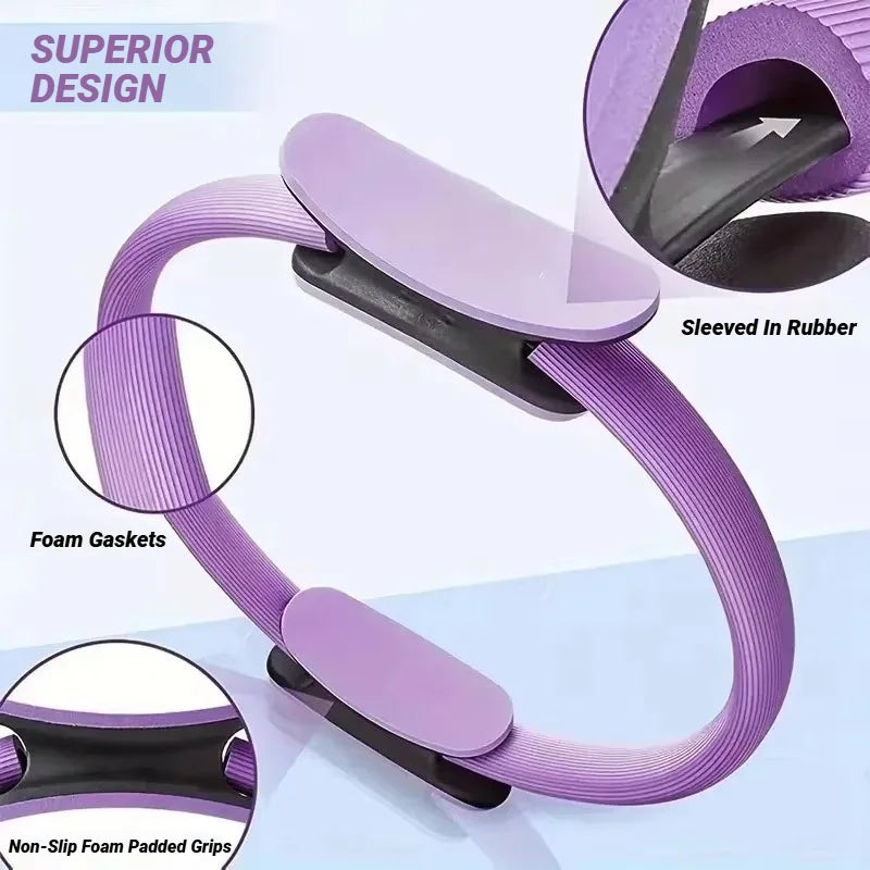 Fitura – Pilates Ring met antislip handgrepen – vrouwen thuisfitness