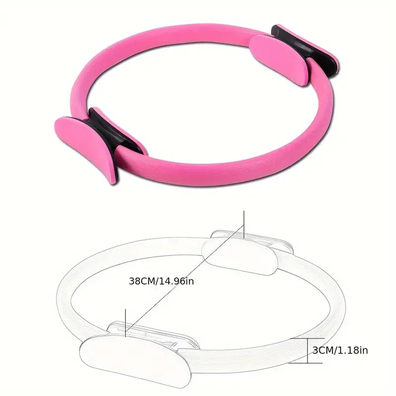 Fitura – Pilates Ring met antislip handgrepen – vrouwen thuisfitness