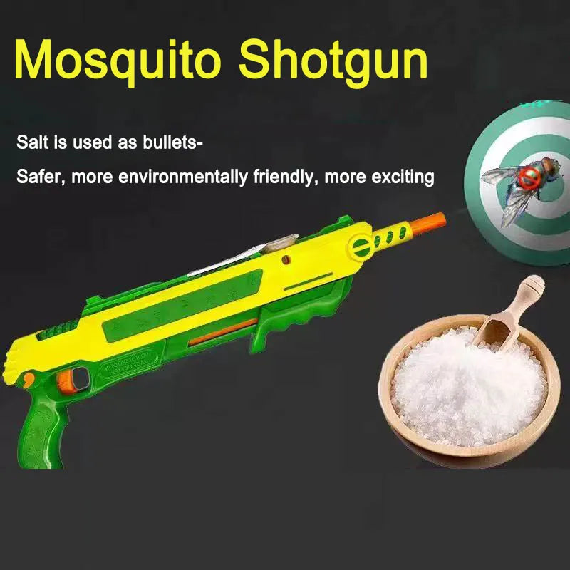 BugForce Zoutpistool met Laser – Precisie Vliegen- & Muggenbestrijder