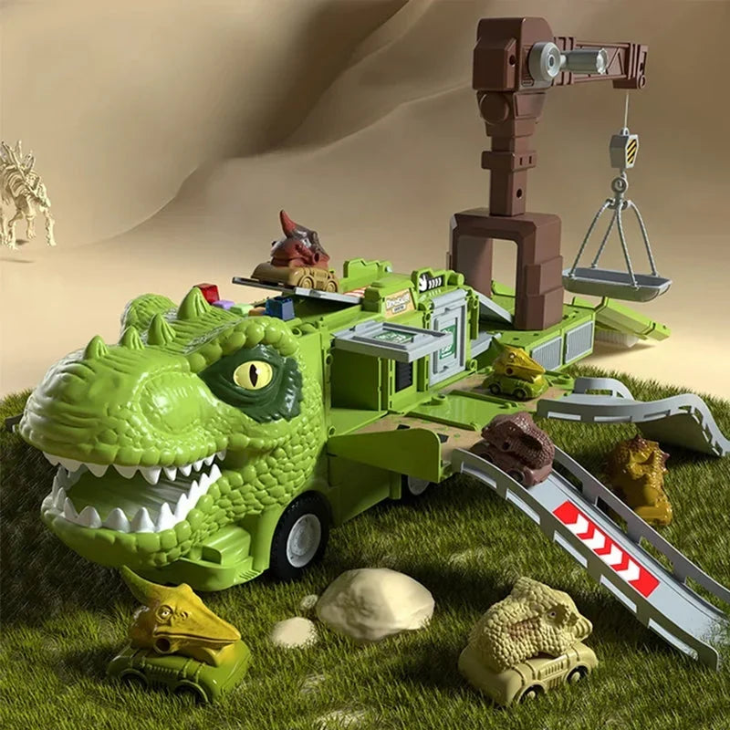 DinoRex DinoQuest Speelset – T-Rex & Triceratops met Licht en Geluid