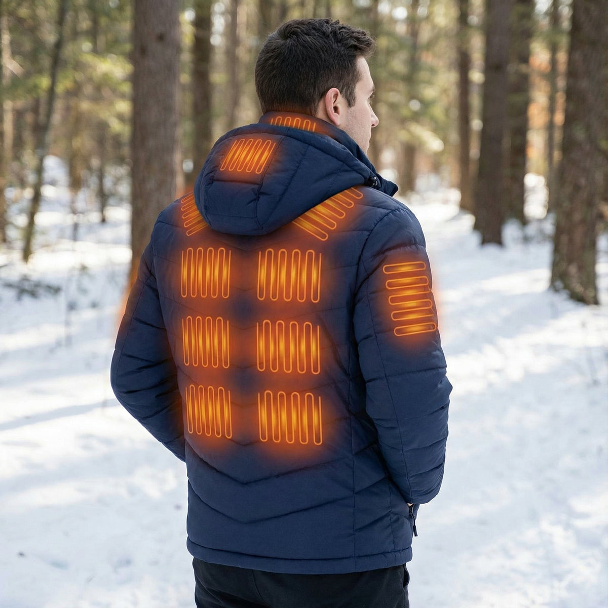 Frostiq Verwarmde Winterjas – Unisex, Oplaadbaar & Optimale Warmteverdeling voor de Winter