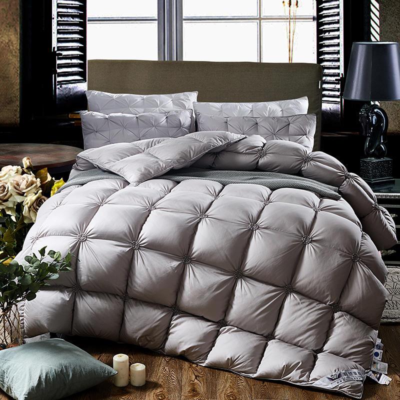 Velmara Dekbed – Luxe winterdekbed van 100% ganzendons met ademende katoenen tijk