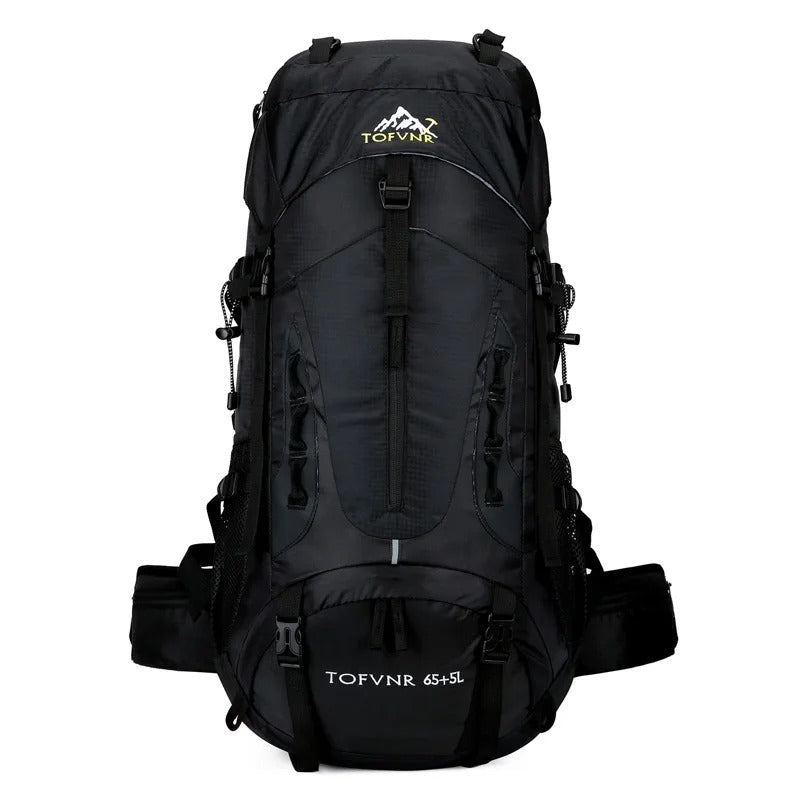 TrailForge 65L Waterdichte Rugzak – Duurzame Outdoor Rugzak met Comfort & Grote Capaciteit