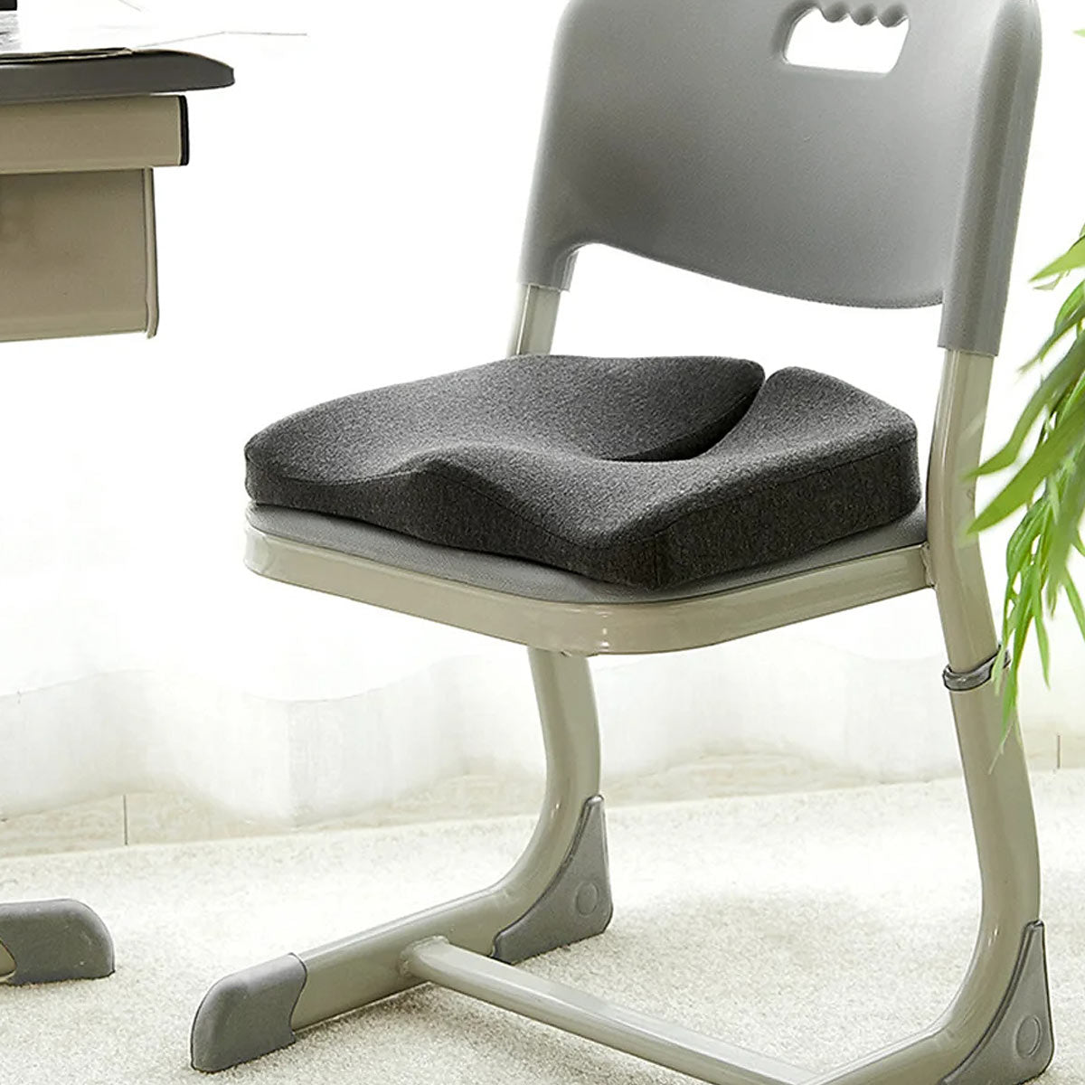 PostureEase ComfortPlus Zitkussen – Ergonomisch Geheugenschuim tegen Rugpijn