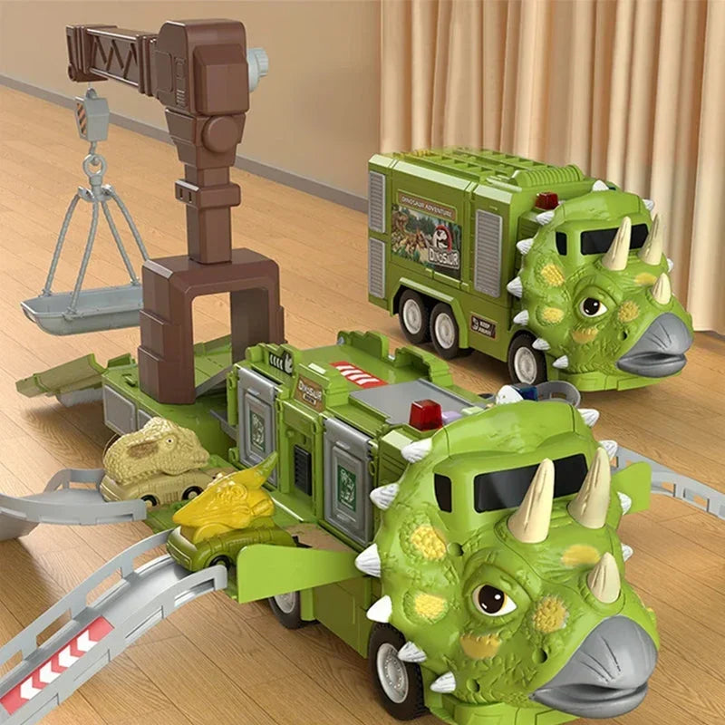 DinoRex DinoQuest Speelset – T-Rex & Triceratops met Licht en Geluid