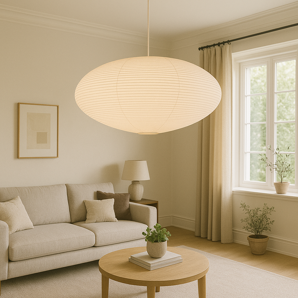 Papira Hanglamp – Handgemaakte Papieren Kap met Wabi-Sabi Design & Warme Sfeerverlichting