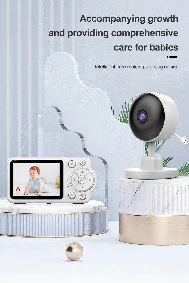 Nuvia – Babyfoon met camera & nachtzicht – Huil- & temperatuuralarm
