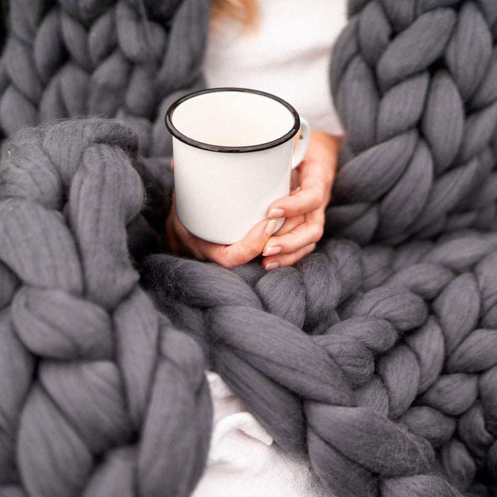 XXL Chunky Breigaren – Extra dik, zacht & perfect voor dekens en plaids