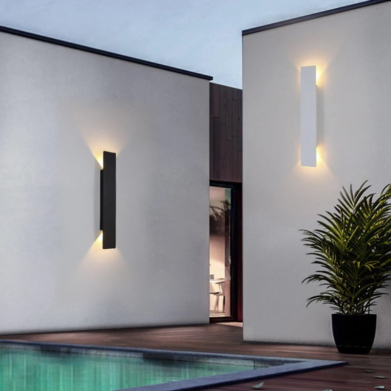 Auralight LED Wandlamp – Waterdicht Aluminium voor Buiten & Badkamer