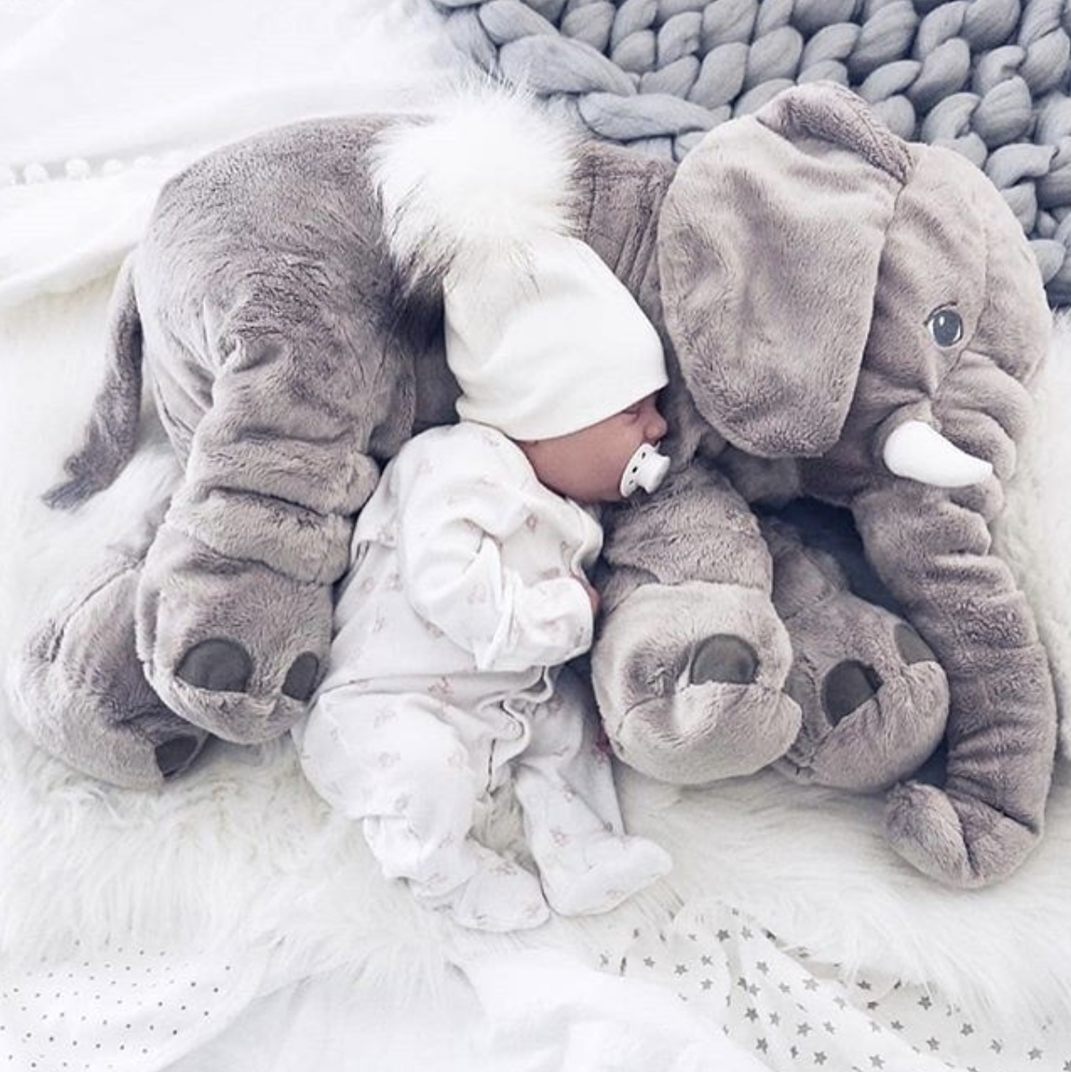Cuddlephant Baby Knuffelkussen – Superzacht, Veilig & Lief Voor Elke Kinderkamer