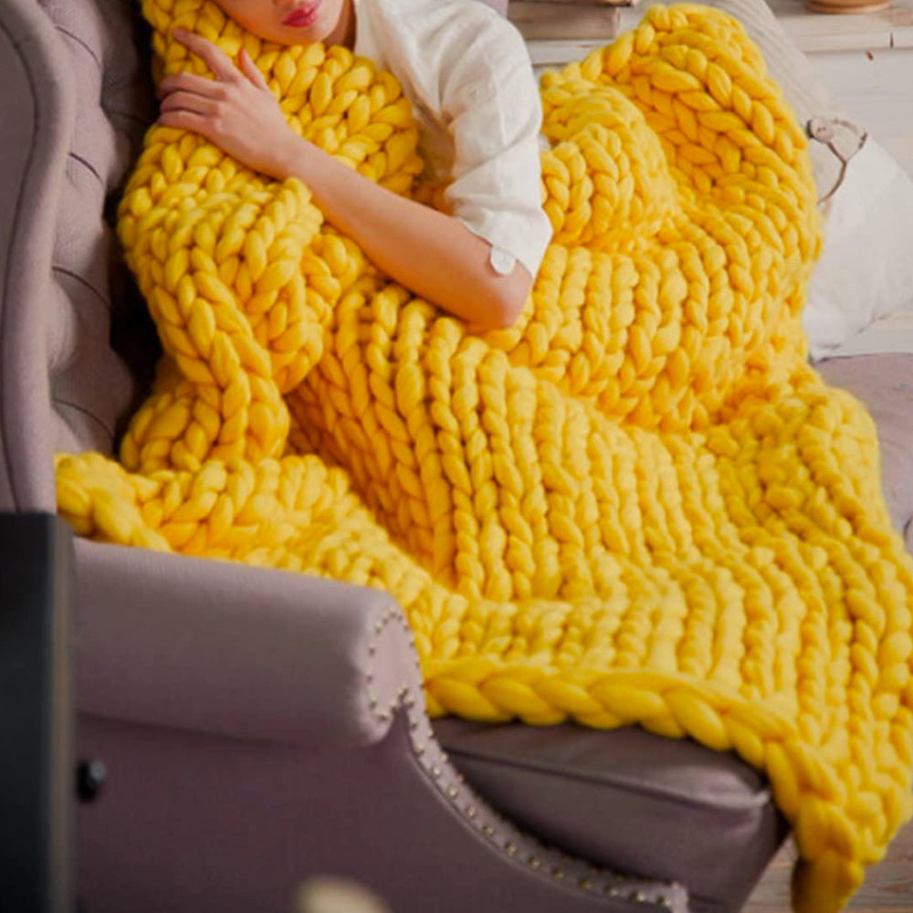 XXL Chunky Breigaren – Extra dik, zacht & perfect voor dekens en plaids