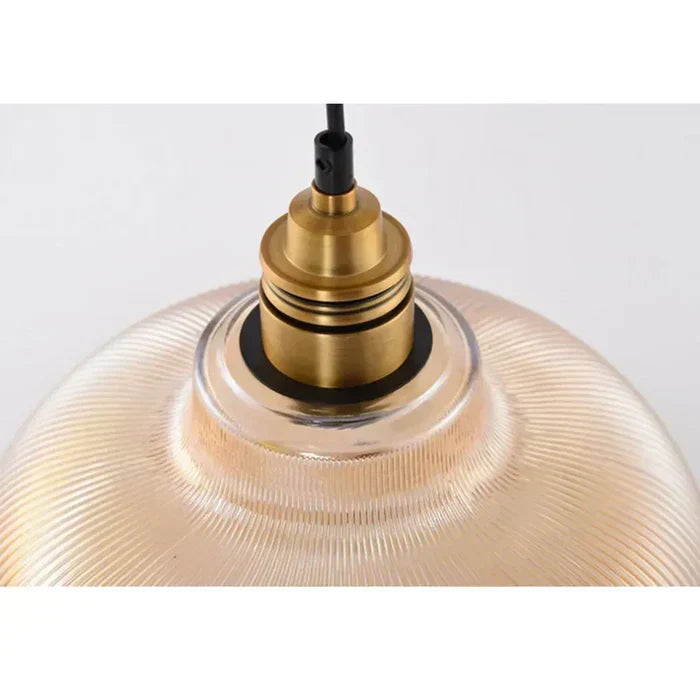 CrystalLoom Glazen Hanglamp – Luxe metalen LED lamp met warm licht & elegant design