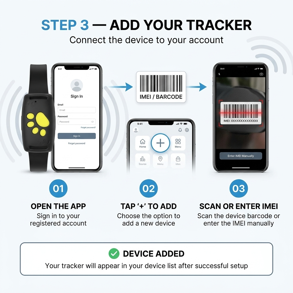 GPS-tracker voor honden en katten – Real-time locatie, lichtgewicht & lange batterijduur Vestragear