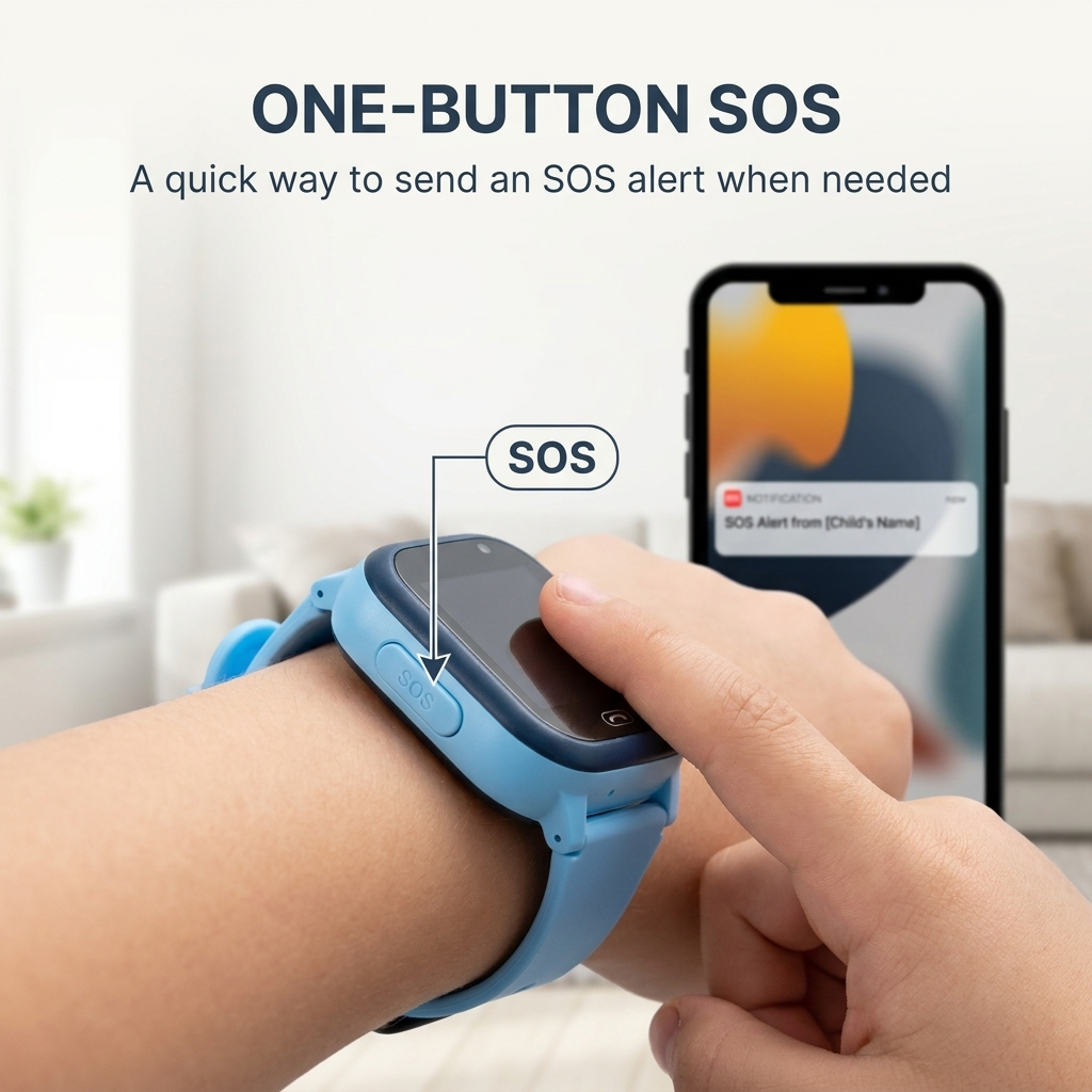 GPS Smartwatch voor Kinderen – Videobellen, SOS & Waterdicht IP67 Vestragear