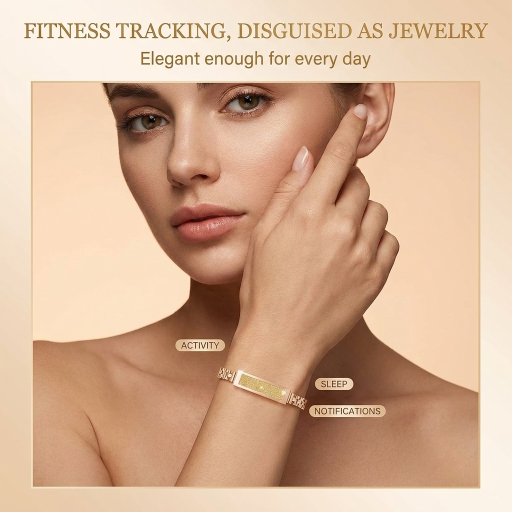 Fitness Tracker Dames – Stappenteller, Slaapregistratie & Elegant Design Vestragear