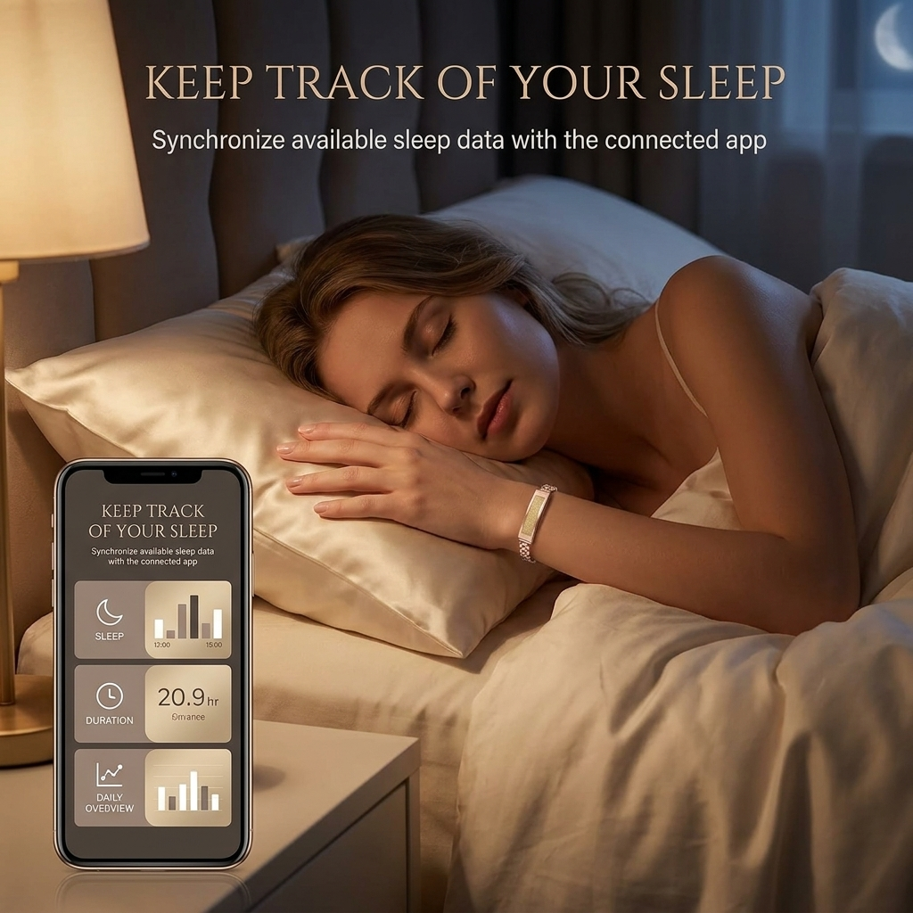 Fitness Tracker Dames – Stappenteller, Slaapregistratie & Elegant Design Vestragear