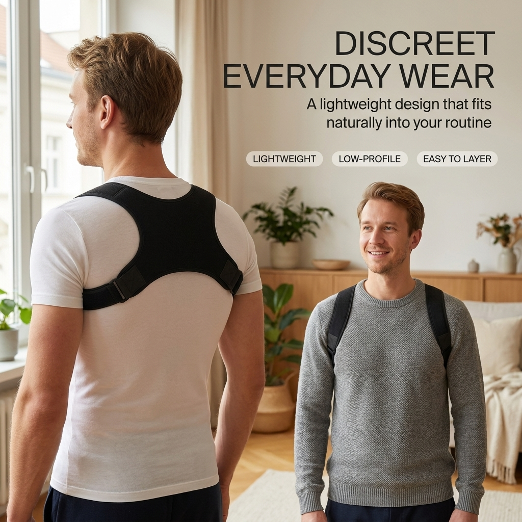 Verstelbare Houdingscorrector – Ergonomische Ondersteuning & Comfortabele Pasvorm Vestragear
