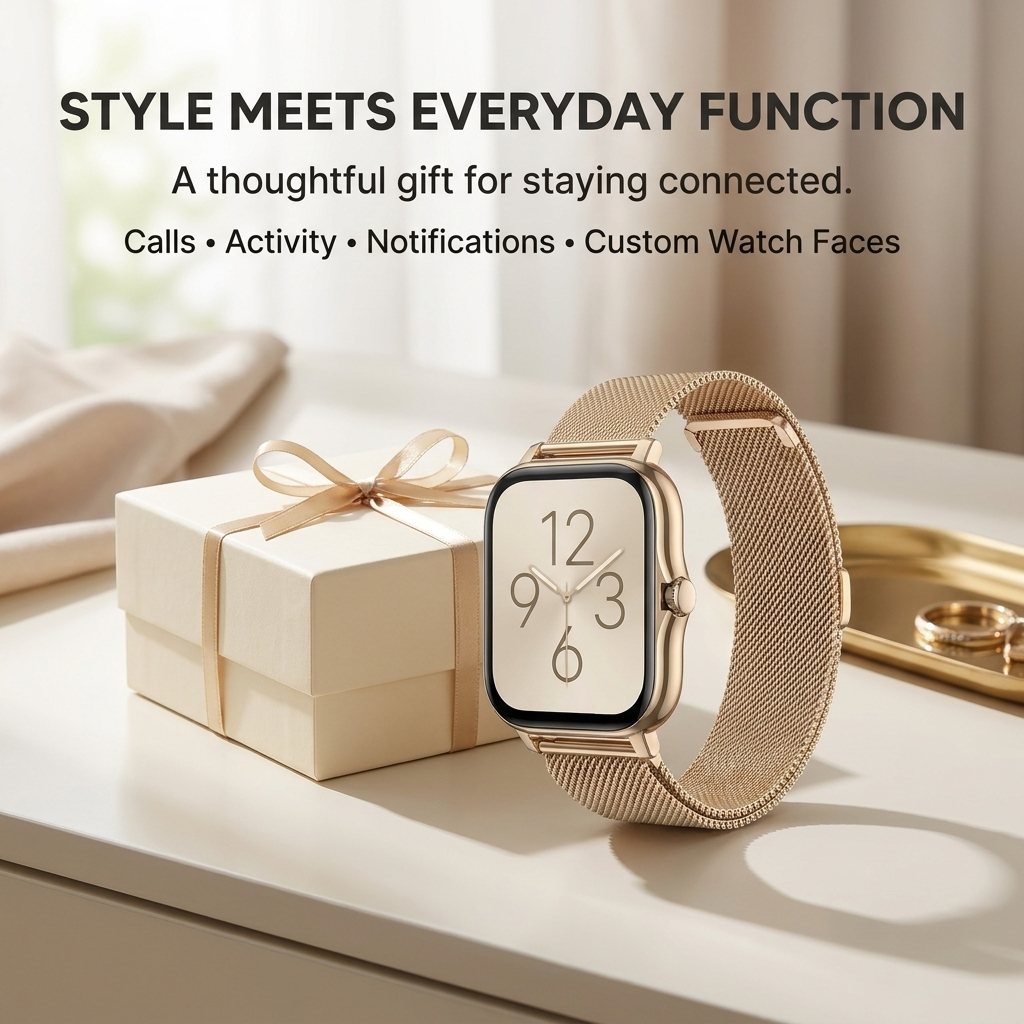 PulseTech Smartwatch 2.0 – Gezondheid, Sport & Meldingen in Stijl VestraGear