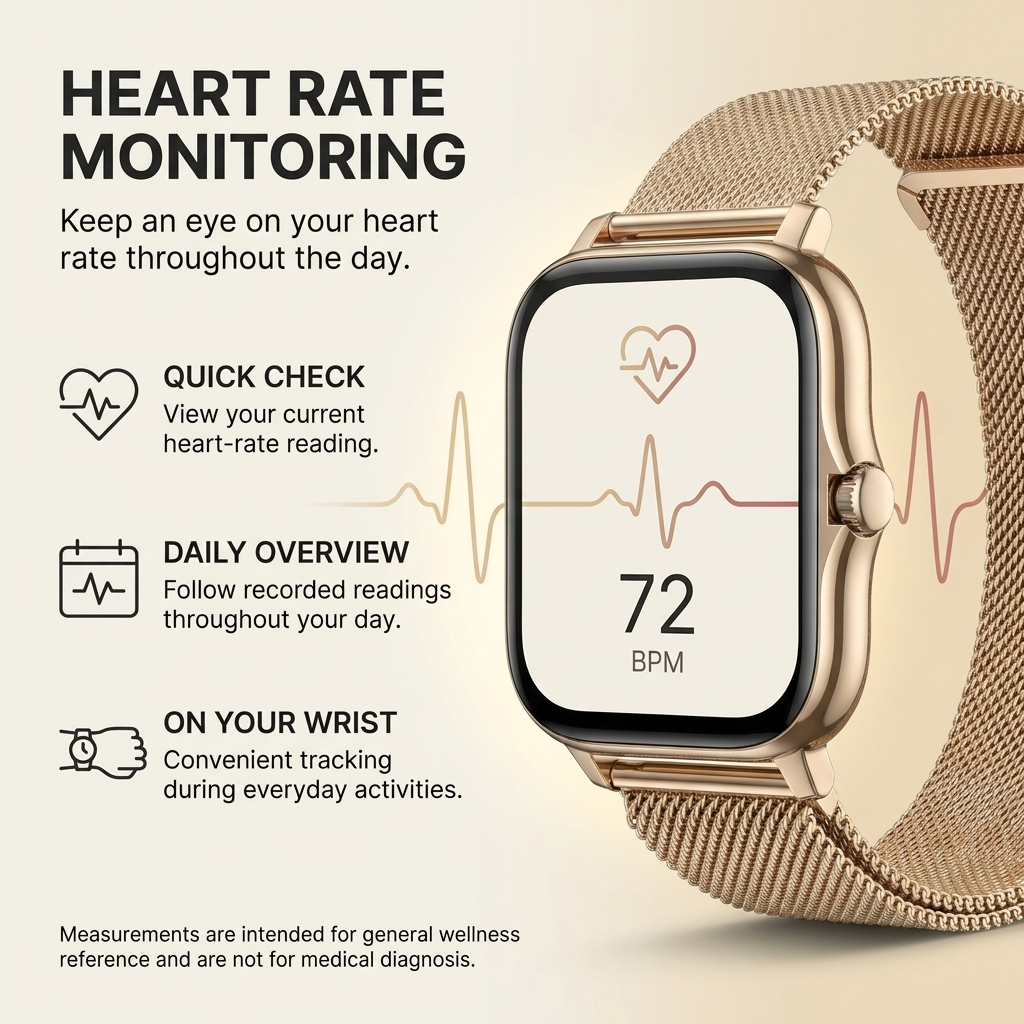 PulseTech Smartwatch 2.0 – Gezondheid, Sport & Meldingen in Stijl VestraGear