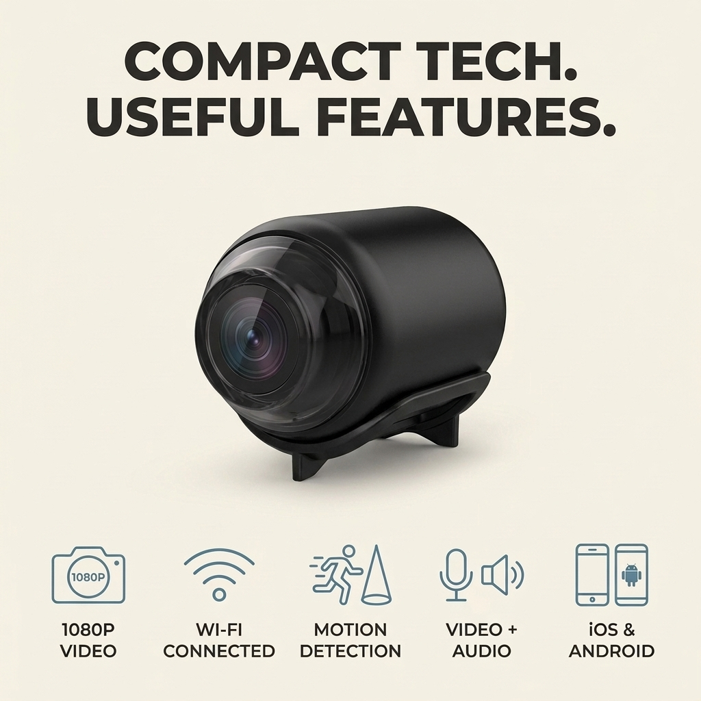 Securo – Full HD WiFi beveiligingscamera met nachtzicht & bewegingssensor VestraGear