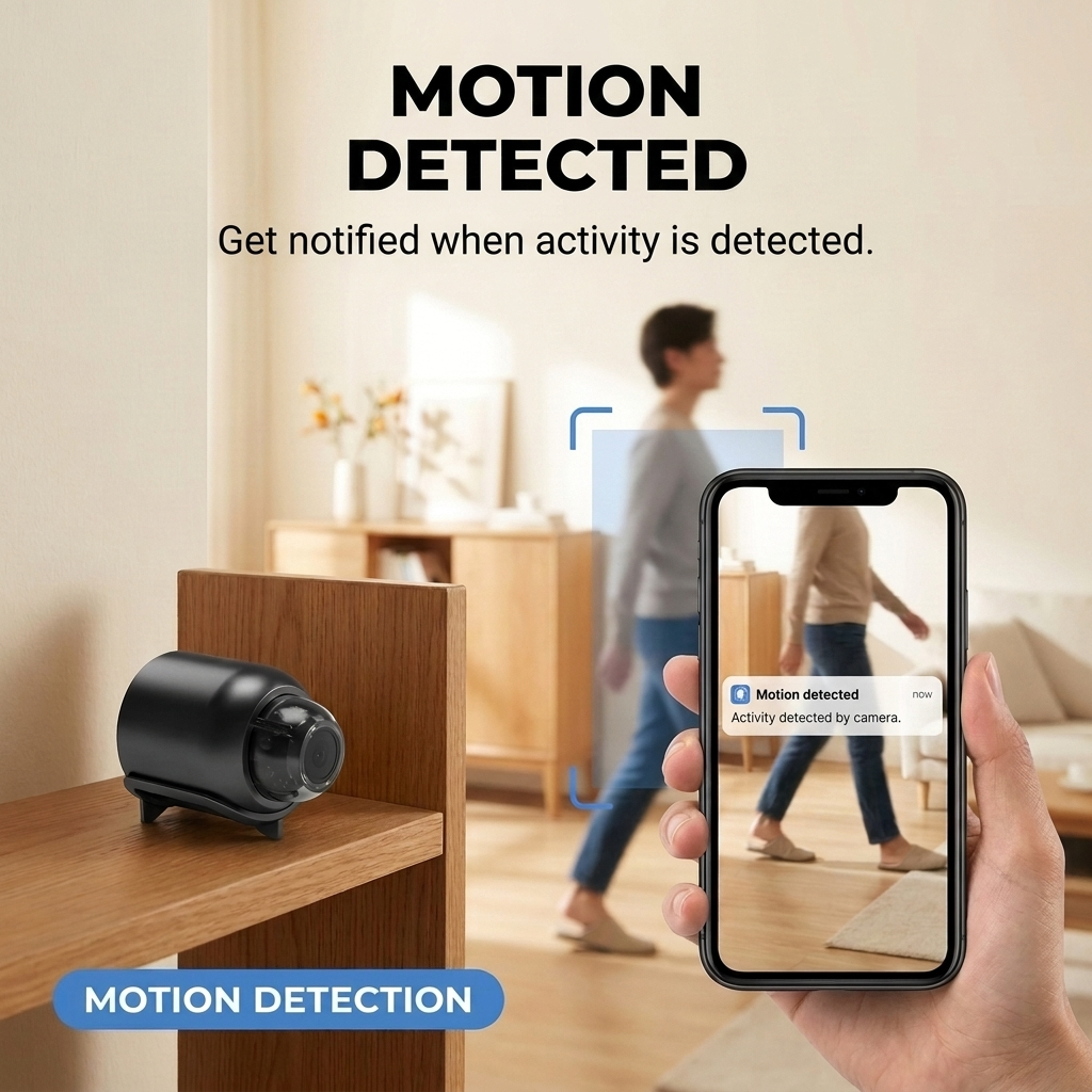 Securo – Full HD WiFi beveiligingscamera met nachtzicht & bewegingssensor VestraGear