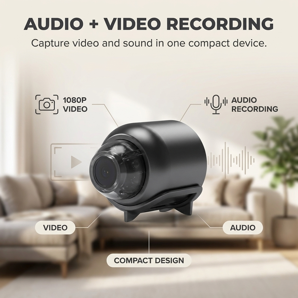 Securo – Full HD WiFi beveiligingscamera met nachtzicht & bewegingssensor VestraGear