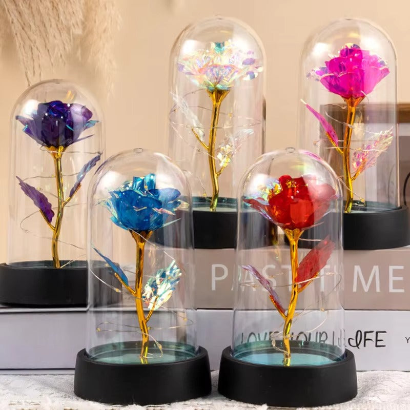 Lumirose LED Roos – Kunstmatige Rozenbloem met Verlichting, Romantisch Cadeau voor Valentijn, Bruiloft & Decoratie