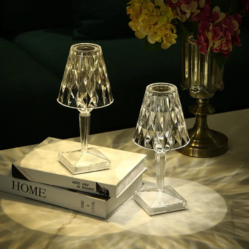 CrystalLuxe Tafellamp – Luxe kristallen lamp met warm wit licht & elegante afwerking