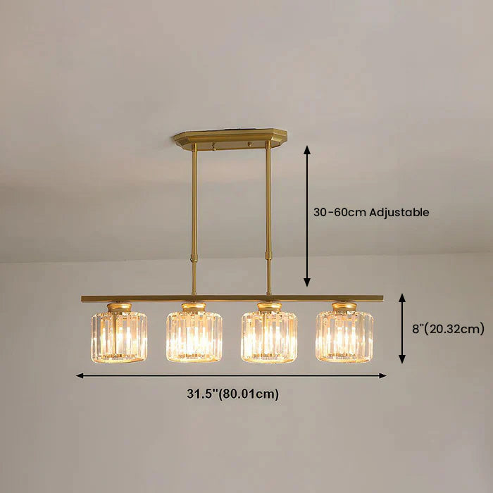 Artesso Hanglamp – Art Deco Design met Glazen Kappen & Verstelbare Hoogte
