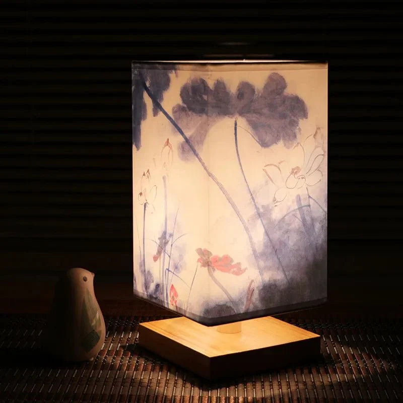 FABWOOD – Modern lamp made of wood and fabric Vestragear