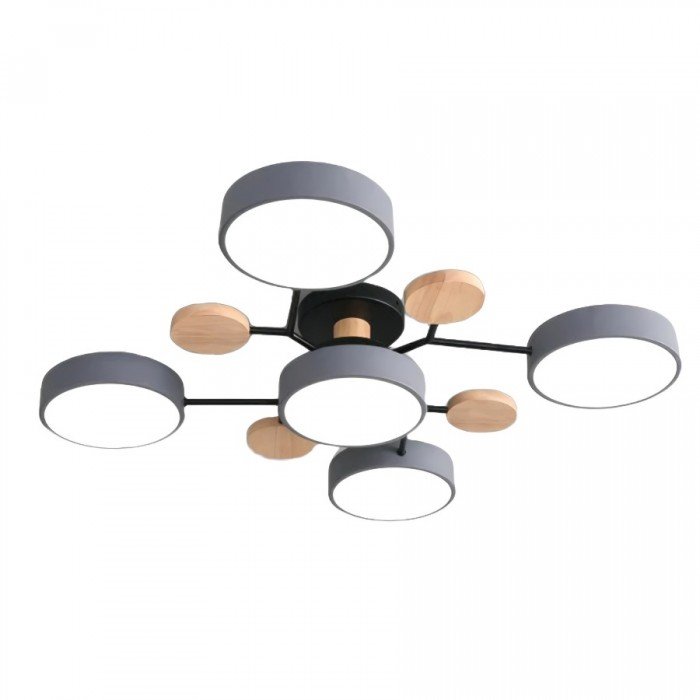 Nordora – Scandinavische LED-plafondlamp vertakt design & sfeervol licht