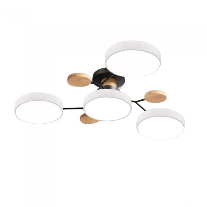 Nordora – Scandinavische LED-plafondlamp vertakt design & sfeervol licht