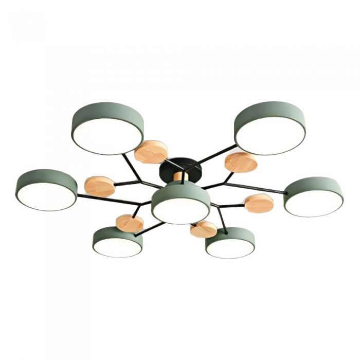 Nordora – Scandinavische LED-plafondlamp vertakt design & sfeervol licht