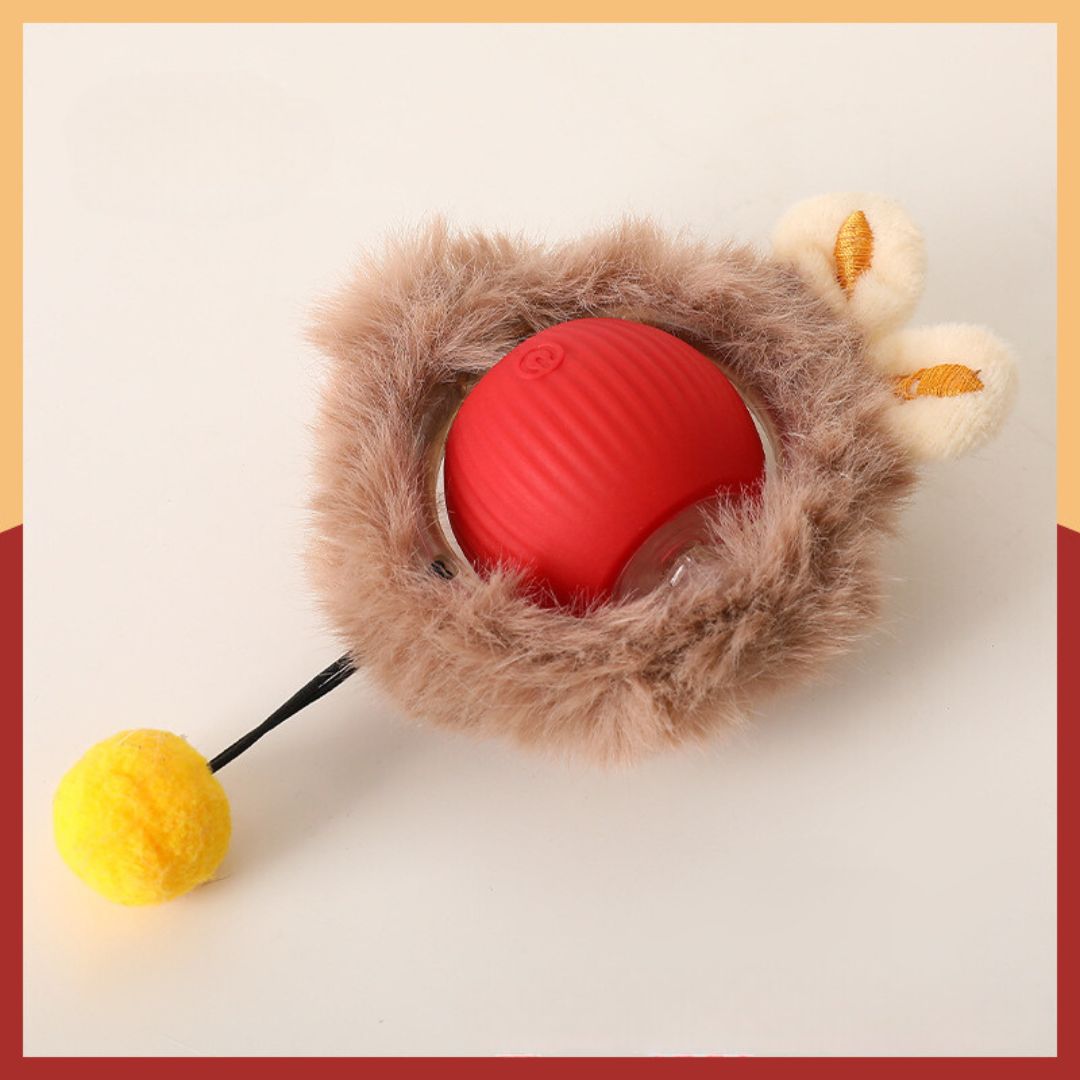 PurrPlay – Interactieve Kattenbal met Staart en Automatische Beweging