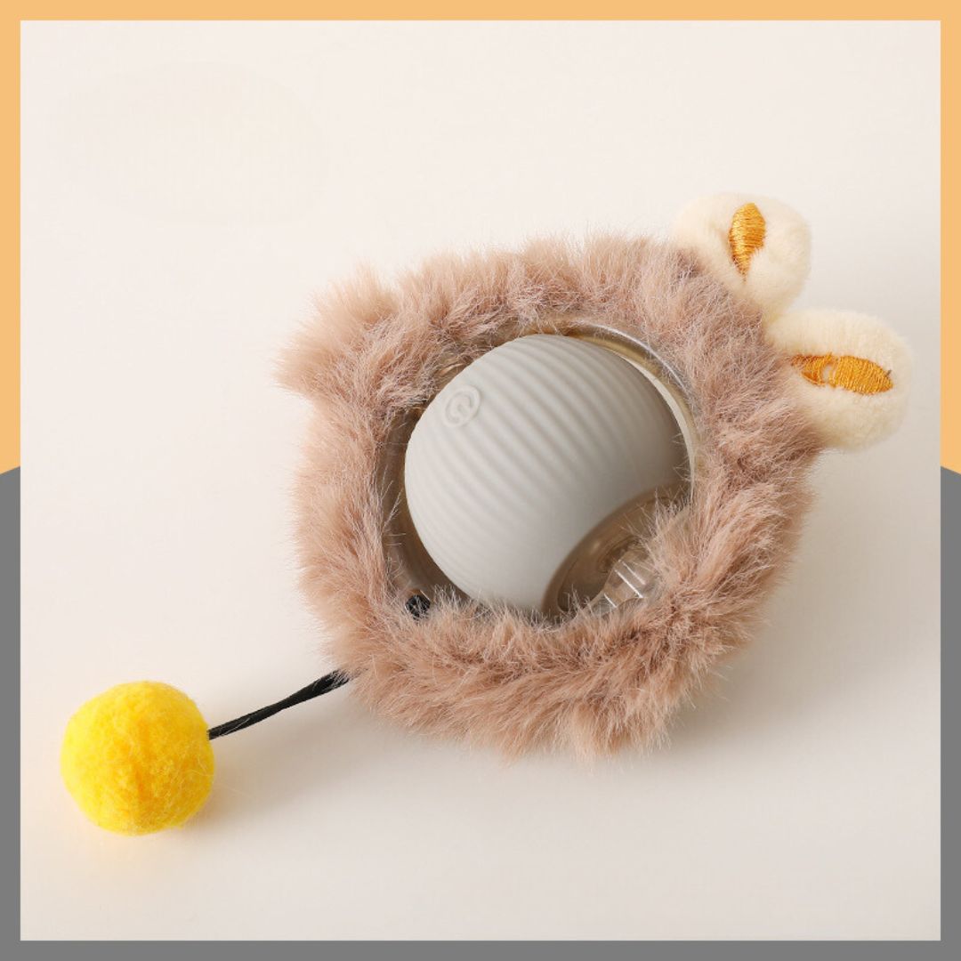 PurrPlay – Interactieve Kattenbal met Staart en Automatische Beweging