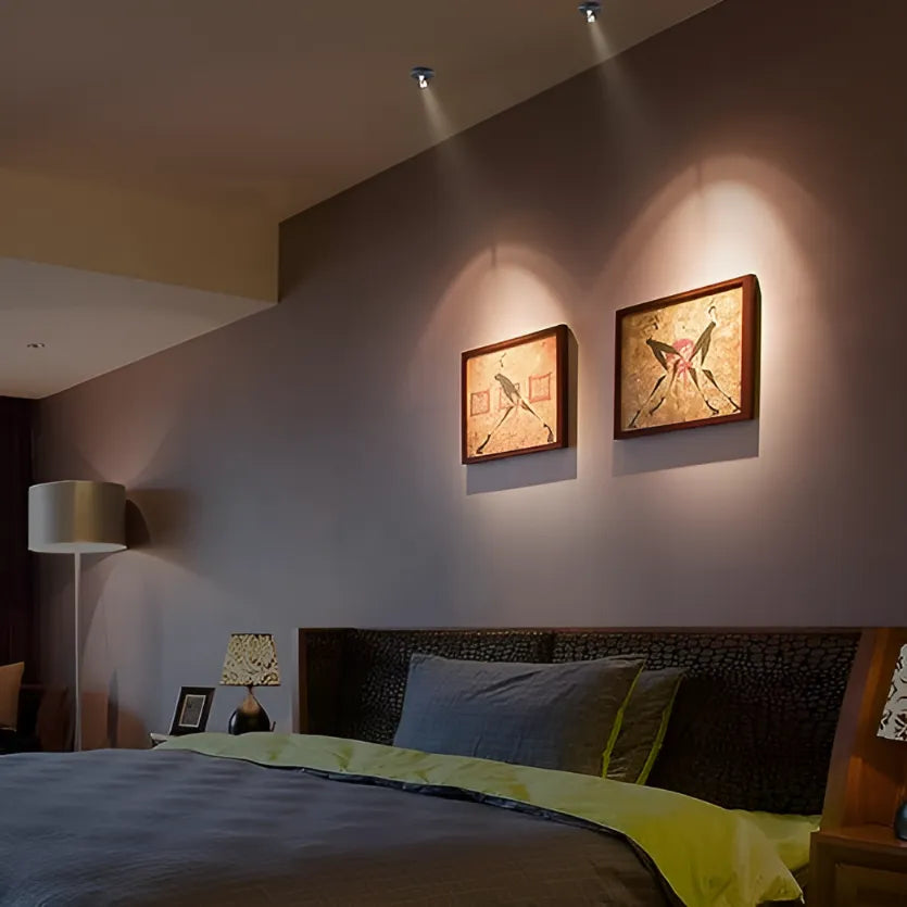 LumaSpot Draadloze LED-Spot – Verstelbare wandlamp met afstandsbediening & dimfunctie