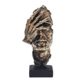 Abstracte Gouden Sculptuur 