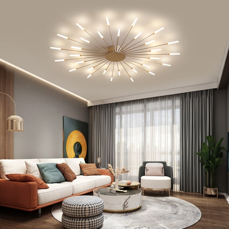 Aurestrom Kroonluchter – Modern Whirlpool Design met Meerdere LED-Lampen & Luxe Afwerking
