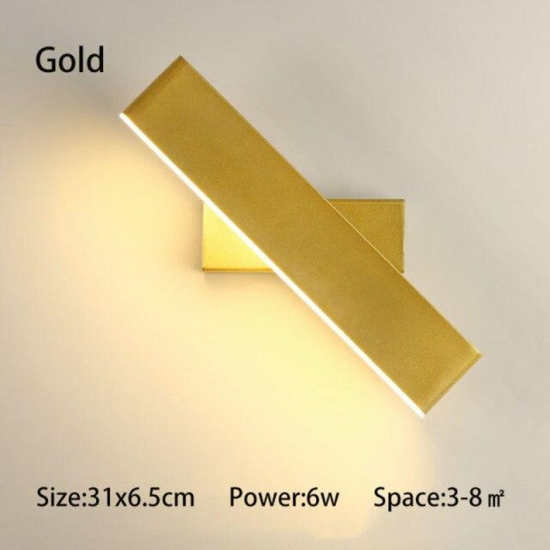 Rotaro Wandlamp – Modern Draaibaar Design met Slanke Vorm & Geïntegreerde LED-Verlichting