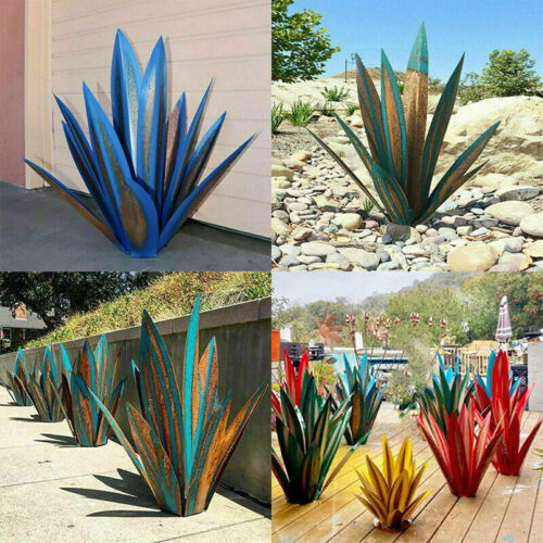 Metalen agave tuinbeeld – Onderhoudsvrij, Roestbestendig & Handgemaakt