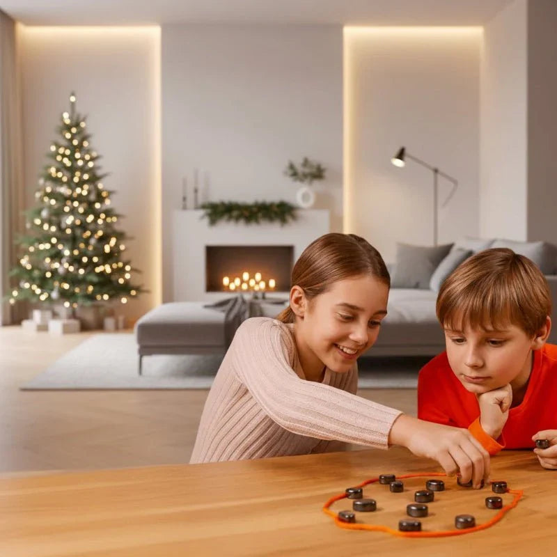 Magnetisch Schaakspel – Reisschaakbord met Sterke Magneten & Compact Formaat