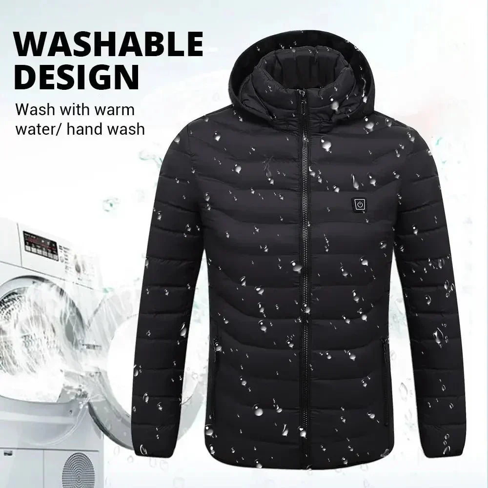 Frostiq Verwarmde Winterjas – Unisex, Oplaadbaar & Optimale Warmteverdeling voor de Winter