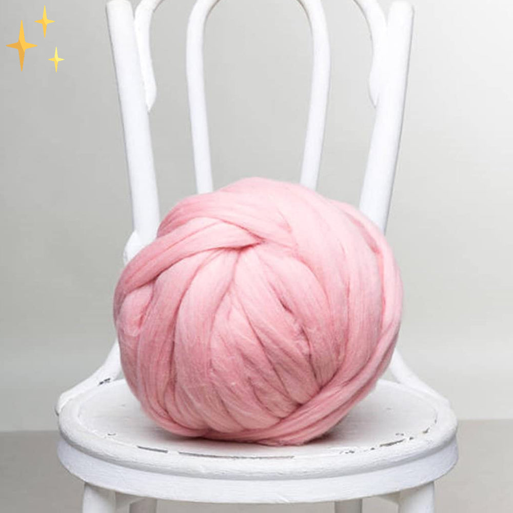 XXL Chunky Breigaren – Extra dik, zacht & perfect voor dekens en plaids
